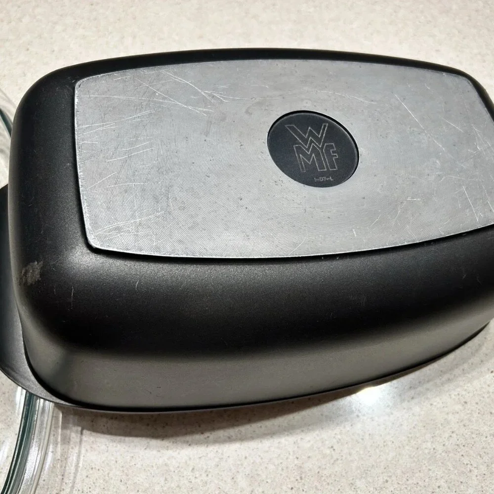 Deep Roasting Pan – WMF Cast Aluminum w/ Durit Non-Stick + Glass Lid
